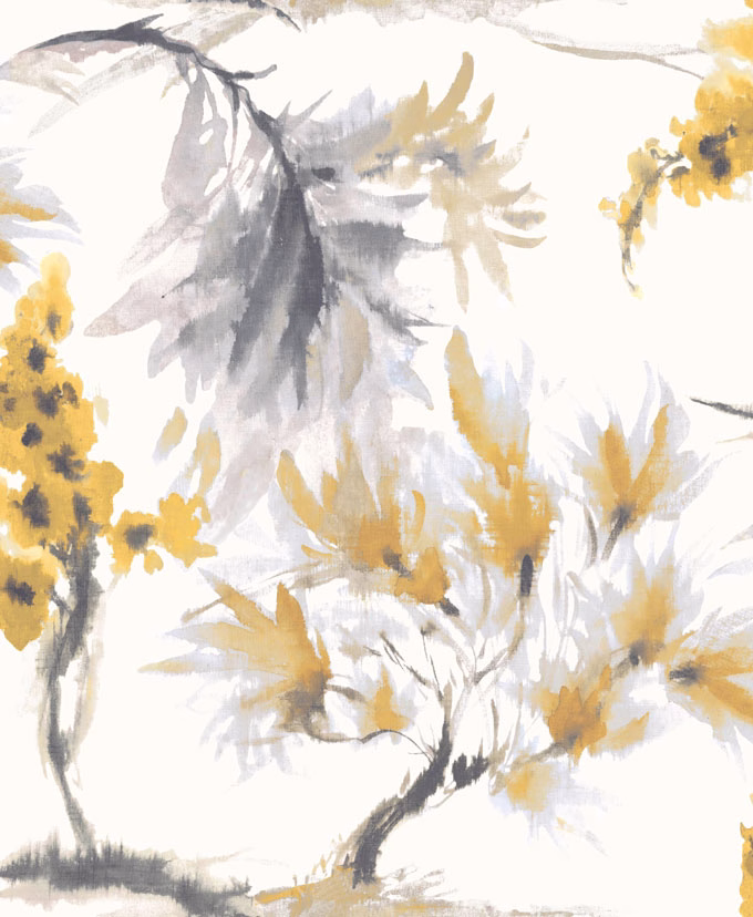 Обои 1838 Wallcoverings Capri Mimosa Ochre 1905-124-05